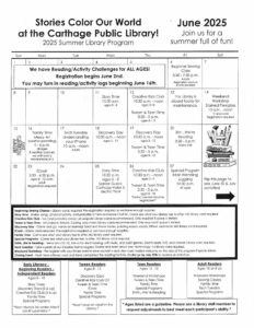 Summer Reading Program Registration Begins
