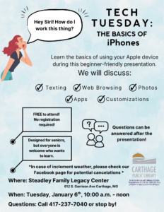 Tech Tuesday: iPhone Basics