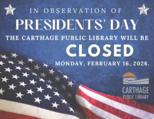 Library Closed - Presidents' Day