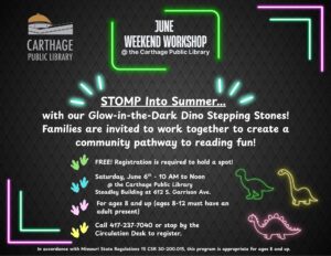 Weekend Workshop: Stepping Stones (8+)