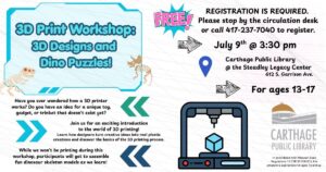 (13-17) Teen Group: 3D Design