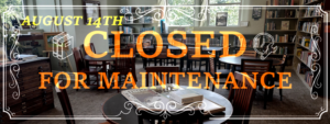 Library Closed for Maintenance