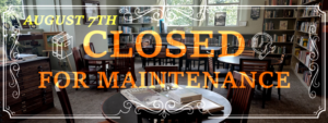 Library Closed for Maintenance