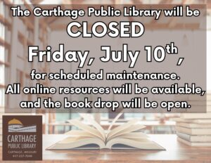 Closed for Scheduled Maintenance